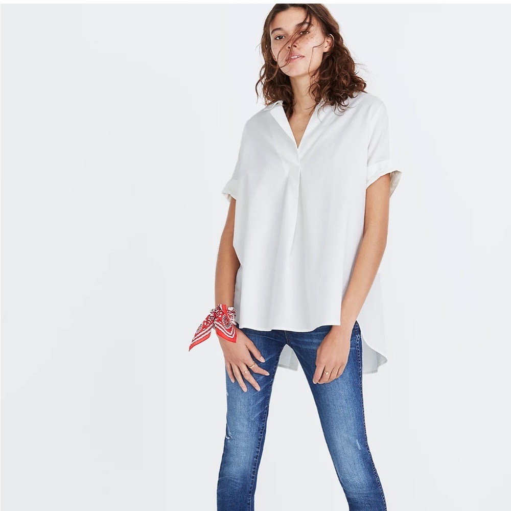 Madewell Courier Button-Back Shirt